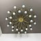 Gigantic Brass 24 Bulb Flush Mount Ceiling Light from Stilnovo, Italy, 1960s 7