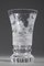 Engraved Glass Carafe and a Crystal Glass 13