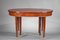 Vintage Mohagany Oval Directoire Table, France 5