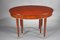 Vintage Mohagany Oval Directoire Table, France, Image 3