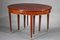 Vintage Mohagany Oval Directoire Table, France 6