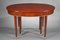 Vintage Mohagany Oval Directoire Table, France 4