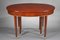 Vintage Mohagany Oval Directoire Table, France, Image 4