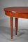 Vintage Mohagany Oval Directoire Table, France 9