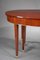 Vintage Mohagany Oval Directoire Table, France, Image 9