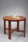 Round Table in Cherry Wood and Mahogany, 1930s 9