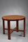 Round Table in Cherry Wood and Mahogany, 1930s 3