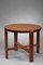 Round Table in Cherry Wood and Mahogany, 1930s 4
