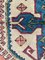 Quadratischer türkischer Vintage Kars Teppich 8