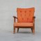 Mid-Century Rest Oak Armchair by Guillerme et Chambron 1