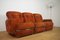 Piazzesi Modular Chenille Armchairs, 1970s, Set of 3 1