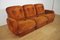 Piazzesi Modular Chenille Armchairs, 1970s, Set of 3 2