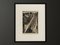 Manfred Beelke, Potsdamer Strasse Elevated Railroad, Black and White Linocut on Paper, Framed, Image 1