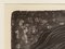 Fritz Kronenberg, Mädchen mit Blume im Haar, 1950, Schwarz & Weiß Lithographie, Gerahmt 4