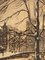 Cornelis Brandenburg, Amsterdam en Hiver, Gravure à l'Eau-Forte sur Papier Noir & Blanc, Encadrée 3
