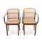 Model A 811/1 F Armchairs by Josef Hoffmannn for Thonet, 1930s, Set of 2 6