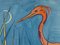 Heron, 1940s, Gouache on Paper, Framed 3