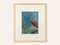 Heron, 1940s, Gouache on Paper, Framed 1