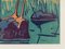 Heron, 1940s, Gouache on Paper, Framed 4