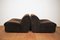 Modular Chenille Lounge Chairs, 1970s, Set of 5 21