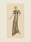 Dibujos de moda Art Déco IV, años 20, Gouache sobre papel, enmarcado. Juego de 3, Imagen 4