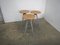 Vintage Fixed Stool in Beech, 1950s, Image 7