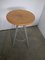 Vintage Fixed Stool in Beech, 1950s, Image 1