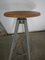 Fixed Stool in Beech and Iron, 1950s 7