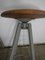 Fixed Stool in Beech and Iron, 1950s 6