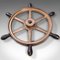 Heavy Antique English Victorian Bronze Ship's Wheel,1850s, Image 7