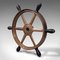 Heavy Antique English Victorian Bronze Ship's Wheel,1850s 3