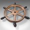 Heavy Antique English Victorian Bronze Ship's Wheel,1850s 6