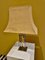 Lámpara de mesa italiana de cromo y latón, años 70, Imagen 3