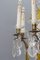Antique Louis XVI Crystal Glass and Brass Chandelier 10