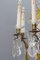 Antique Louis XVI Crystal Glass and Brass Chandelier, Image 10