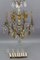 Lámpara de araña Luis XVI antigua de cristal y latón, Imagen 17