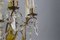 Lámpara de araña Luis XVI antigua de cristal y latón, Imagen 11