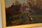 Pintura de paisaje victoriana antigua, óleo sobre lienzo, enmarcada, Imagen 4