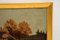 Antique Victorian Landscape Painting, Oil on Canvas, Framed, Image 8