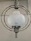 Lámparas de araña de cuerpo central de acero satinado de cristal de Murano. Juego de 2, Imagen 5