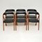 Danish Afromosia Dining Chairs by Kai Kristiansen, Set of 6 3