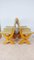 Sedie da pranzo grandi in quercia e pelle di Bram Sprij, Paesi Bassi, set di 4, Immagine 1