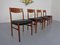 Dänische Esszimmerstühle aus Teak von Glyngore Stolefabrik, 1960er, 4er Set 1
