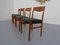 Dänische Esszimmerstühle aus Teak von Glyngore Stolefabrik, 1960er, 4er Set 5