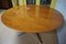 Large Round Oak Dining Table Attributed to Florence Knoll Bassett for Knoll Inc. / Knoll International 4