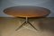 Large Round Oak Dining Table Attributed to Florence Knoll Bassett for Knoll Inc. / Knoll International 14