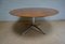 Large Round Oak Dining Table Attributed to Florence Knoll Bassett for Knoll Inc. / Knoll International 7