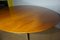 Large Round Oak Dining Table Attributed to Florence Knoll Bassett for Knoll Inc. / Knoll International 12
