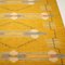 Gelber Flachgewebe Teppich von Ingegerd Silow, Schweden, 1960er 8