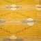 Tappeto a tessitura piatta giallo di Ingegerd Silow, Svezia, anni '60, Immagine 10